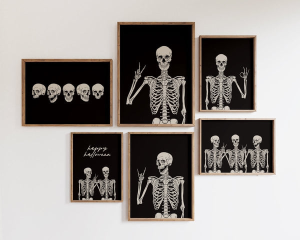 Funny Skeleton Set - OhPrintable