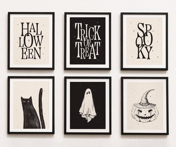 Halloween Illustrations Set - OhPrintable